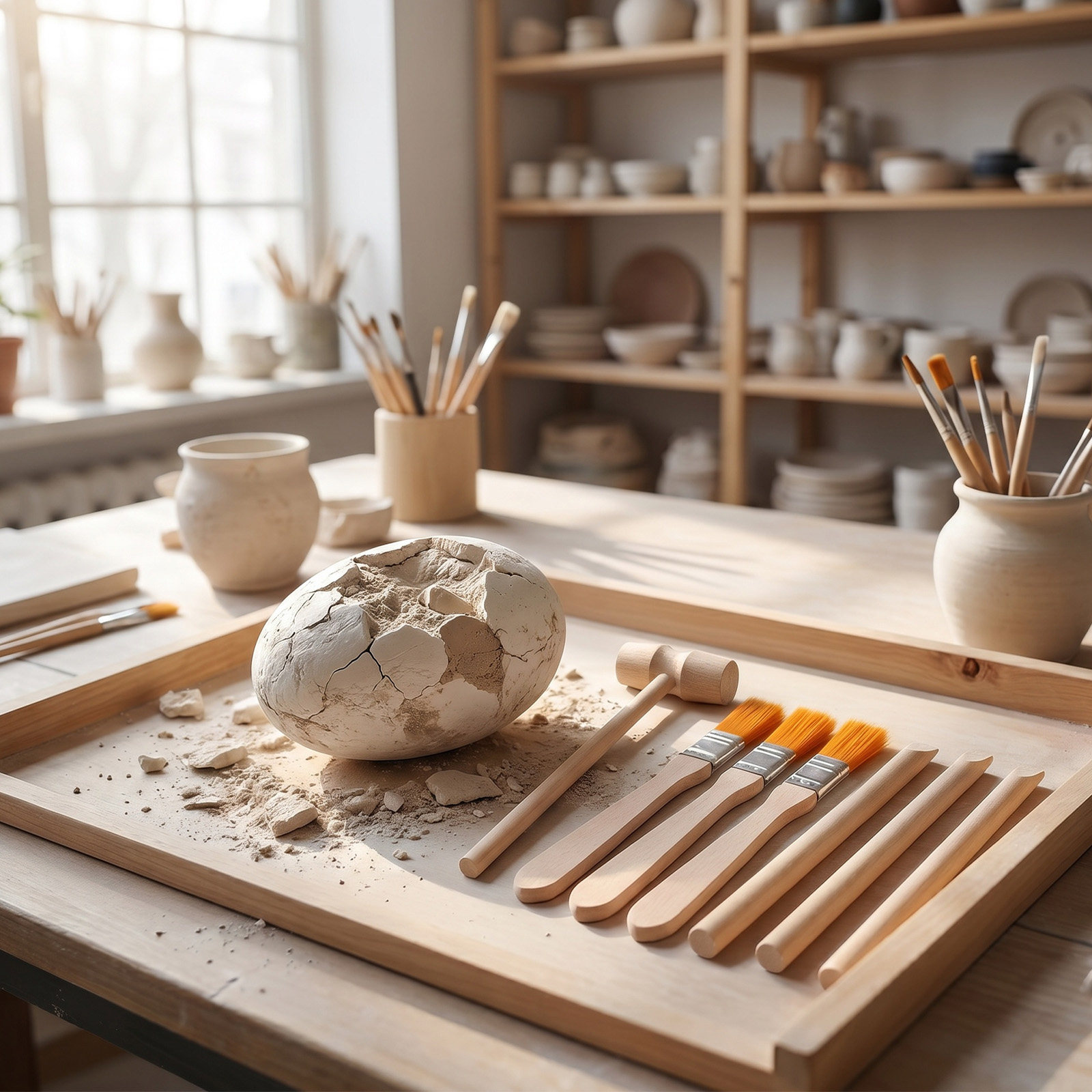 Kids Education Tools - Kit d'outils d'excavation de dinosaures pour