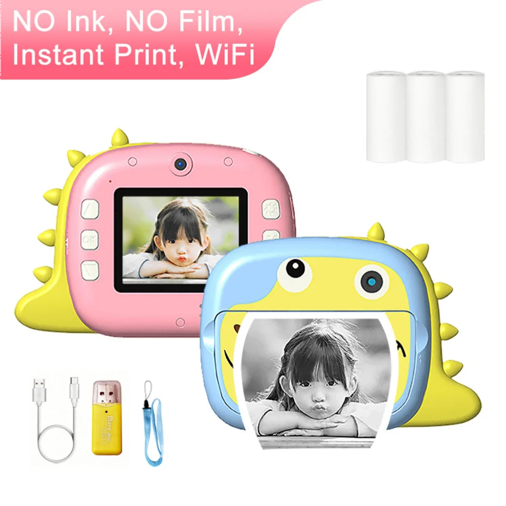 Kids Educational Videos - Appareil photo numérique pour enfants, mini