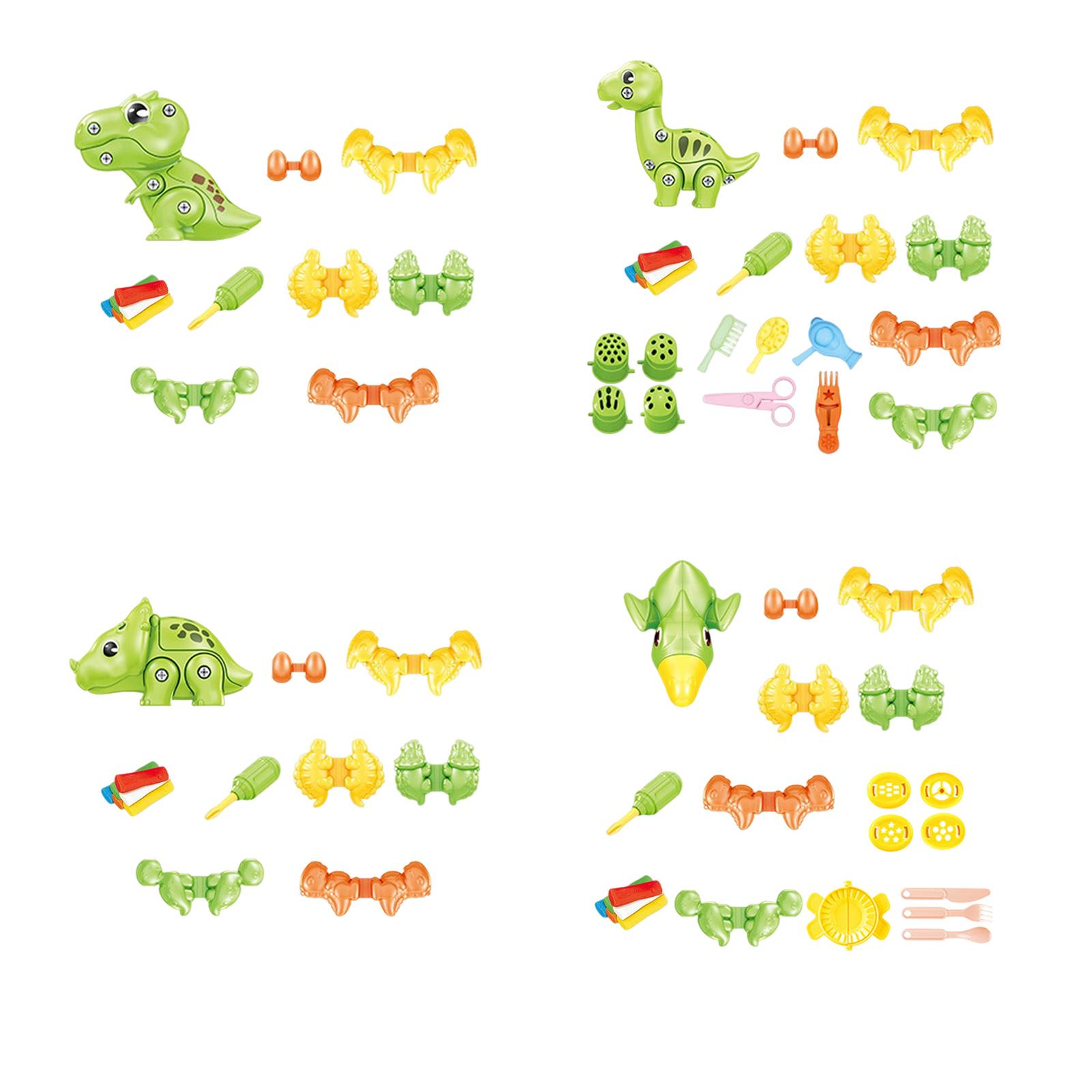 Kids Education Tools - Dinosaure amusant boue colorée enfants jouets