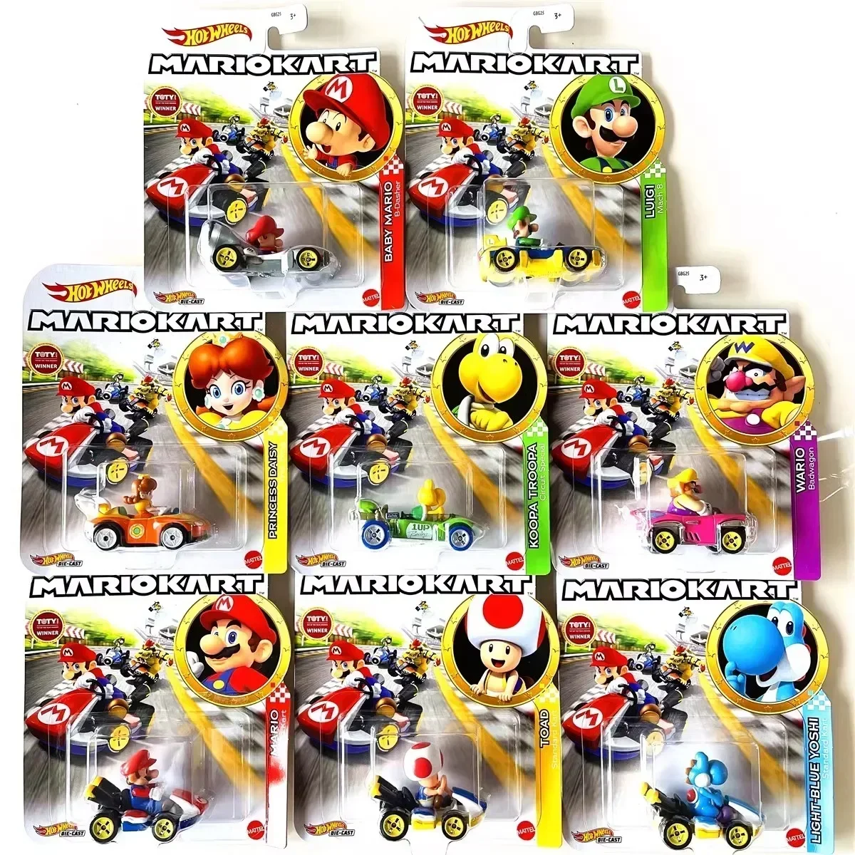 Hot Wheels Car Mainline - Hot Wheels-Jouet de voiture Mario Kart