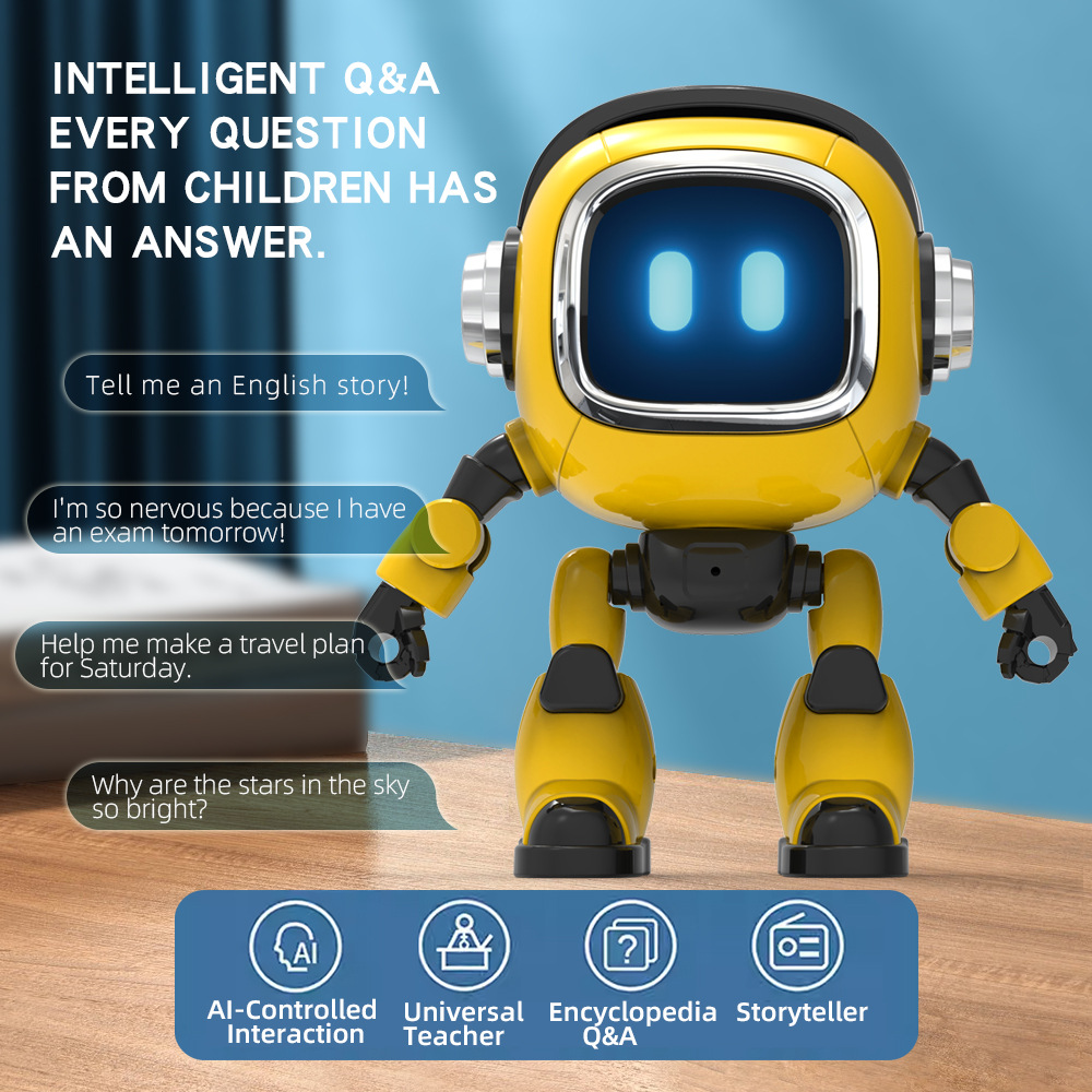 Kids Education Toys - Robot vocal intelligent DeepSeek AI, contrôleur