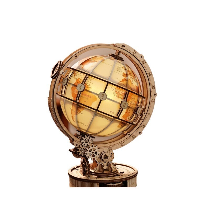 Puzzle Map World - Kit de construction de globe terrestre