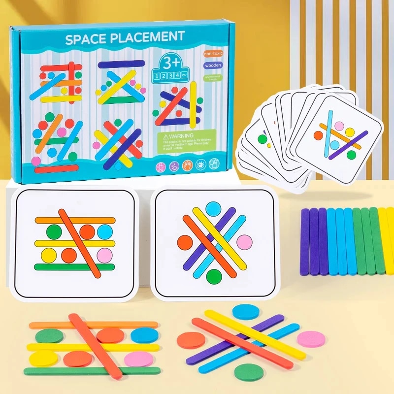 Kids Educational Game 3 - Bâton arc-en-ciel pour enfants, Puzzle de