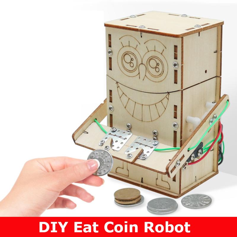 Kids Education Money - Robot à pièces de monnaie électrique
