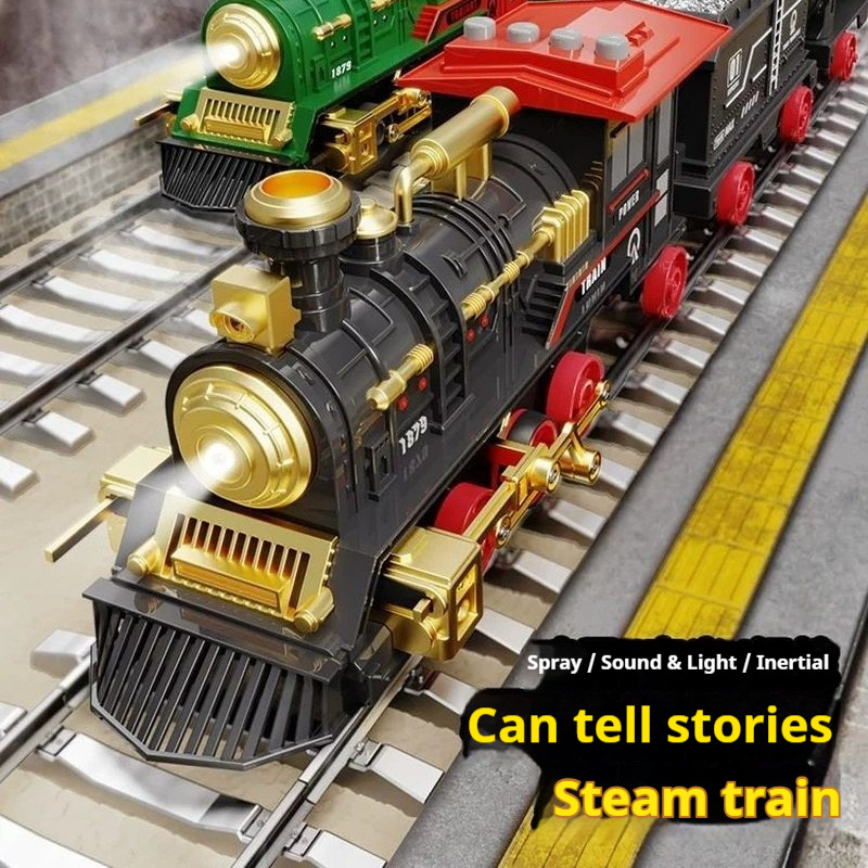 Kids Education Story - Train électrique rétro pour enfants avec
