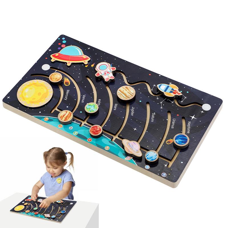Kids Education System - Planche de modèle de système solaire