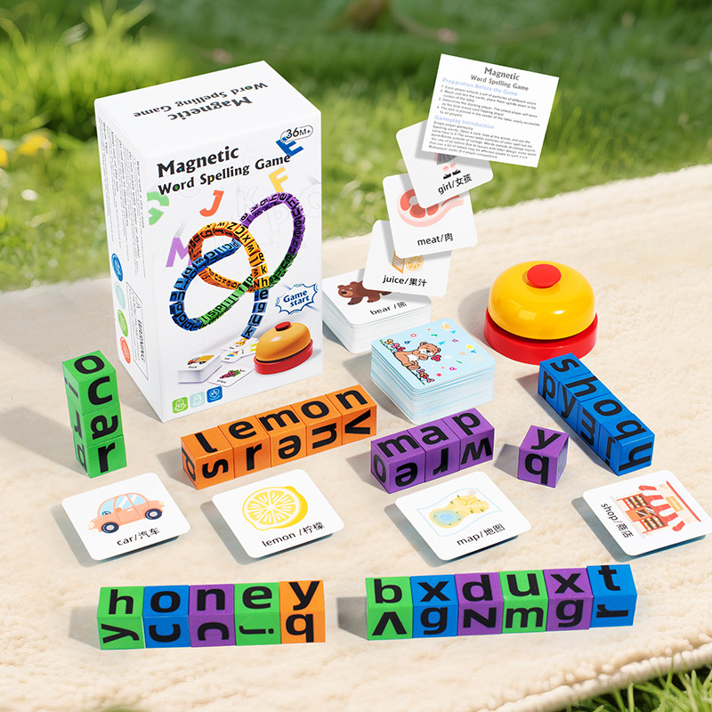 Kids Educational Game 3 - Jeu de cubes magnétiques pour enfants,