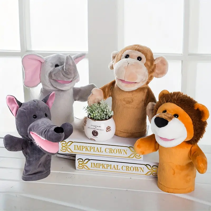 Kids Education Story - Marionnette à main de famille d'animaux