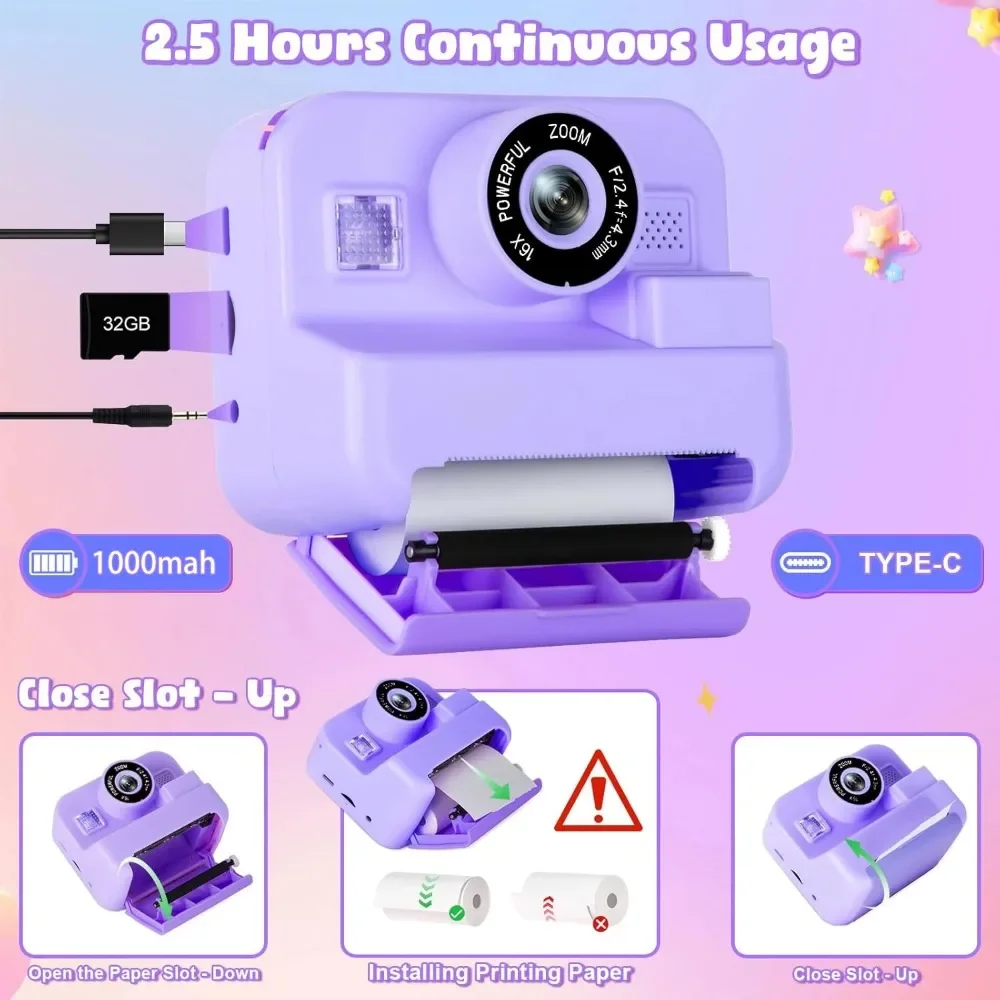 1080P enfants Mini caméra vidé - Kids Educational Videos avis et prix