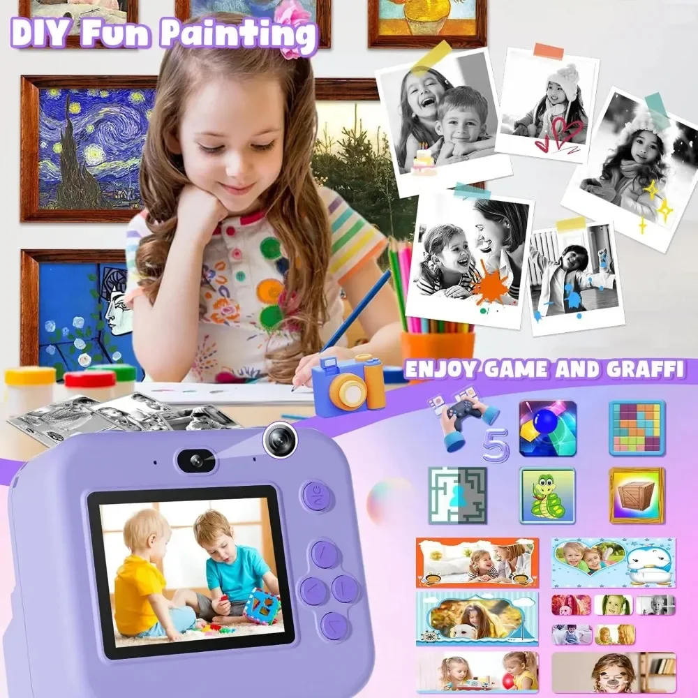 1080P enfants Mini caméra vidé - Kids Educational Videos avis et prix