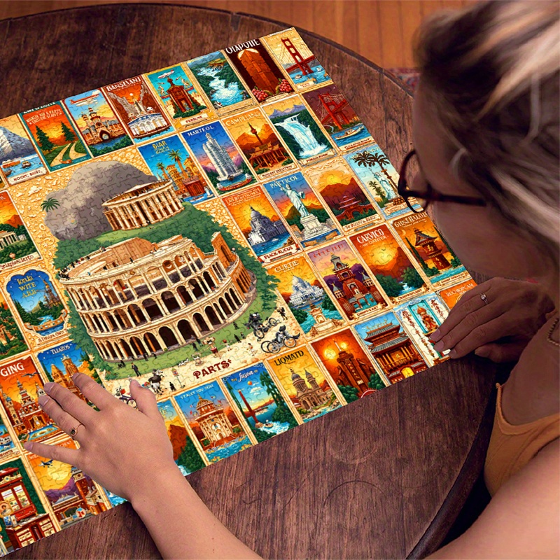 500/1000 pièces papier Puzzle  - Puzzle Map World avis et prix