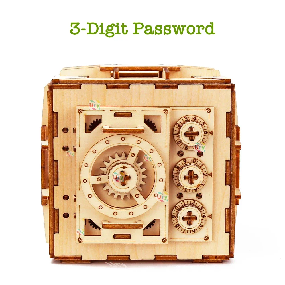 URY – Puzzle 3D en bois avec m - Kids Education Money avis et prix