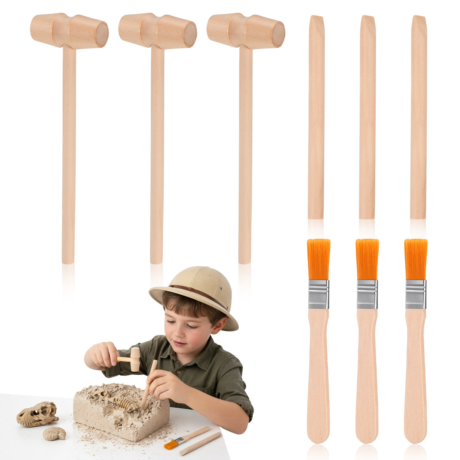 Kit d'outils d'excavation de d - Kids Education Tools avis et prix