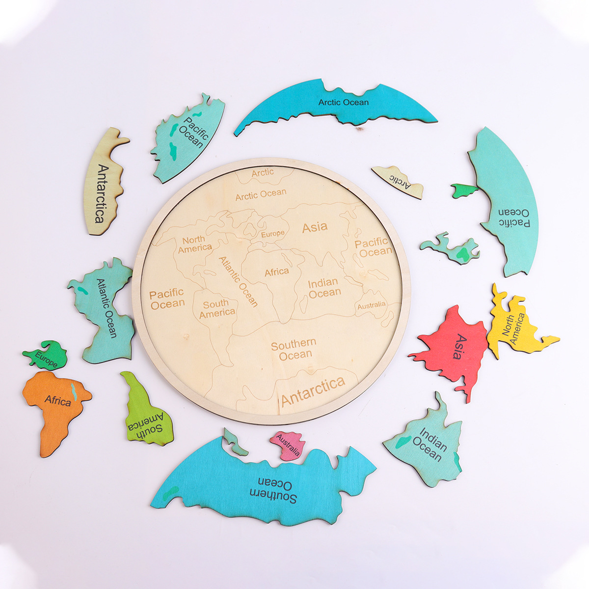 Puzzle de carte du monde en bo - Puzzle Map World avis et prix