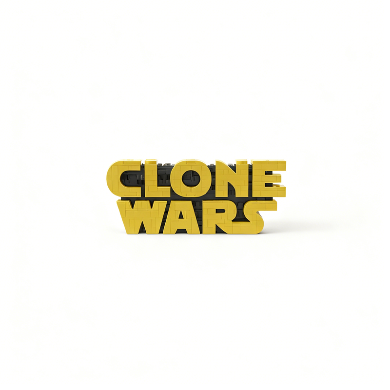 742 pièces MOC Clone Wars Logo - Kids Education Logo avis et prix