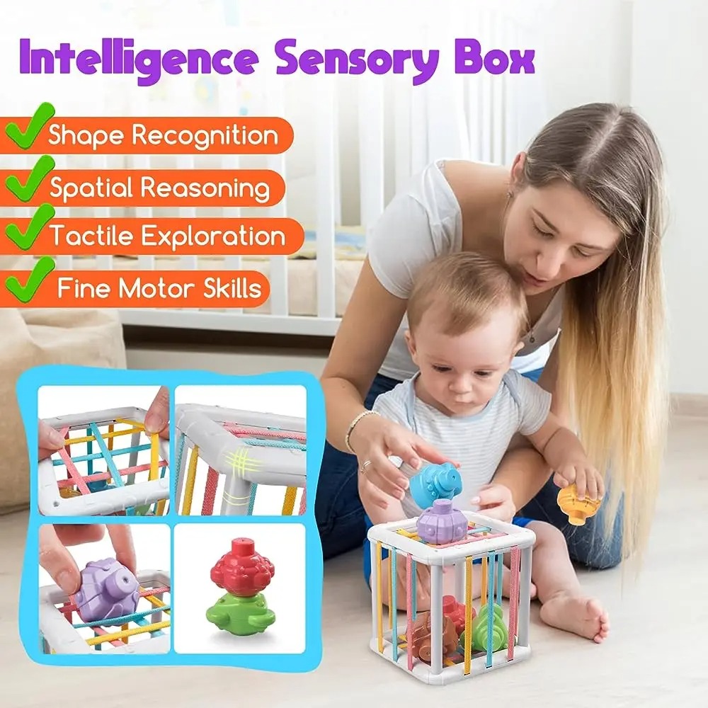 Cube de tri de formes Montesso - Kids Education Toys avis et prix