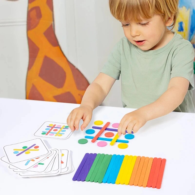 Bâton arc-en-ciel pour enfants - Kids Educational Game 3 avis et prix