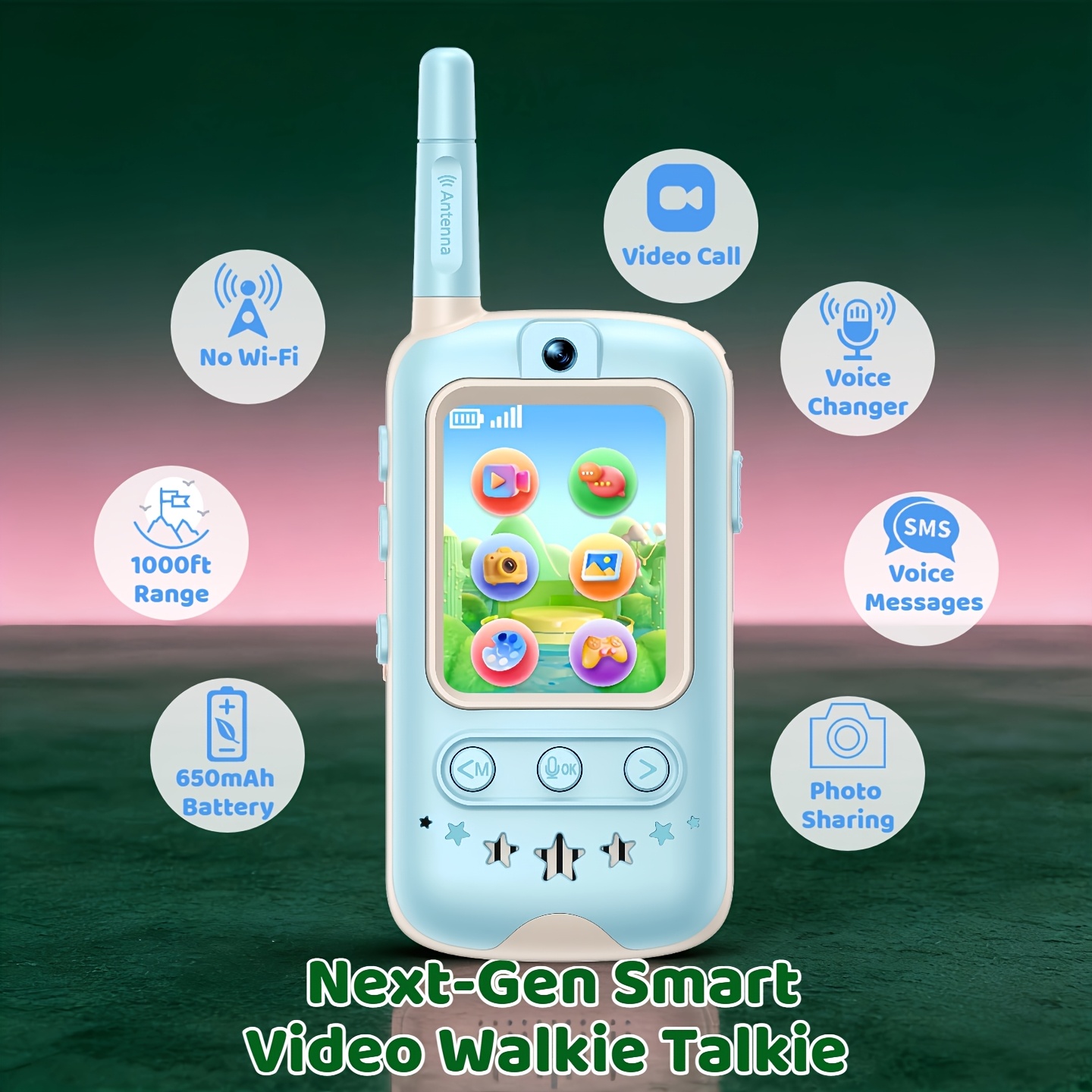 Kit Cadeau Talkie-Walkie Vidéo - Kids Educational Videos avis et prix