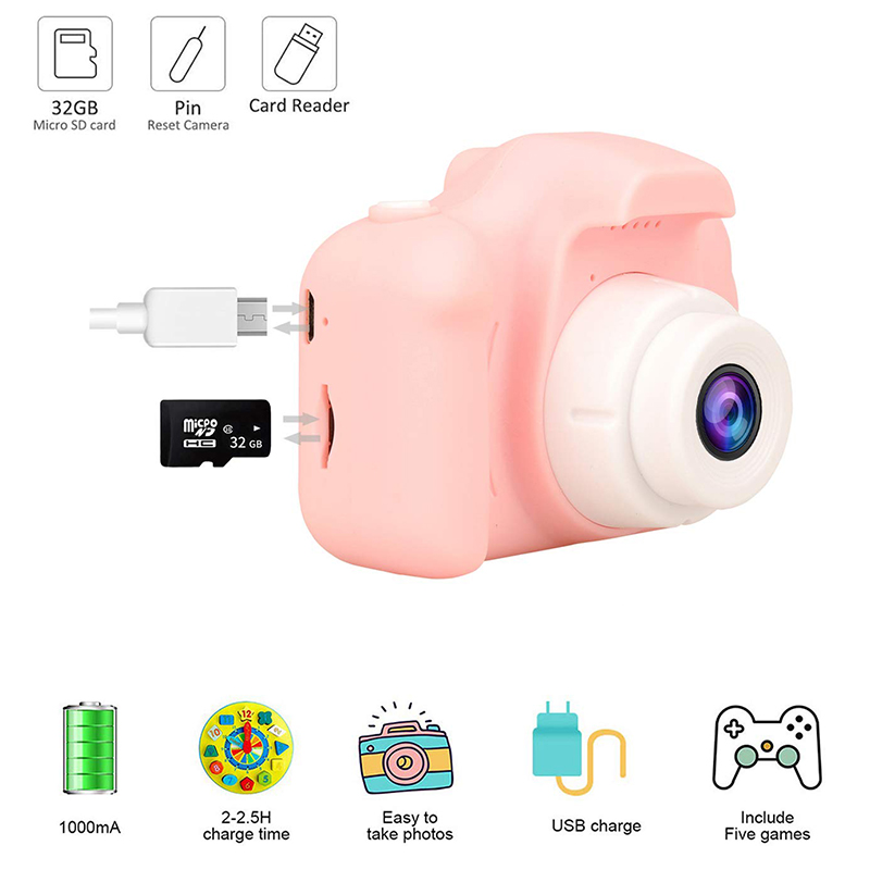 Enfants caméra jouets Mini HD  - Kids Educational Videos avis et prix