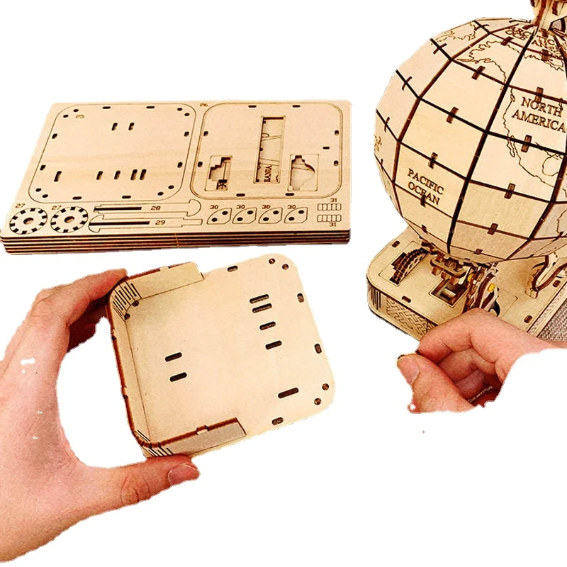 Puzzle Globe 3D en bois, jouet - Puzzle Map World avis et prix