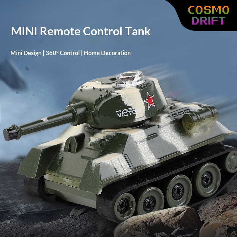 Mini tank télécommandé 4 canau - Kids Education Channel avis et prix