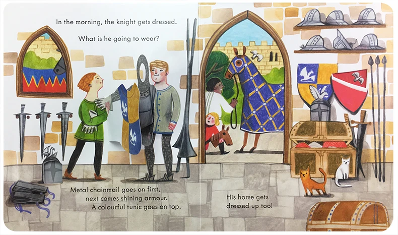 Usborne Peep Inside The Castle - Kids Education Picture avis et prix
