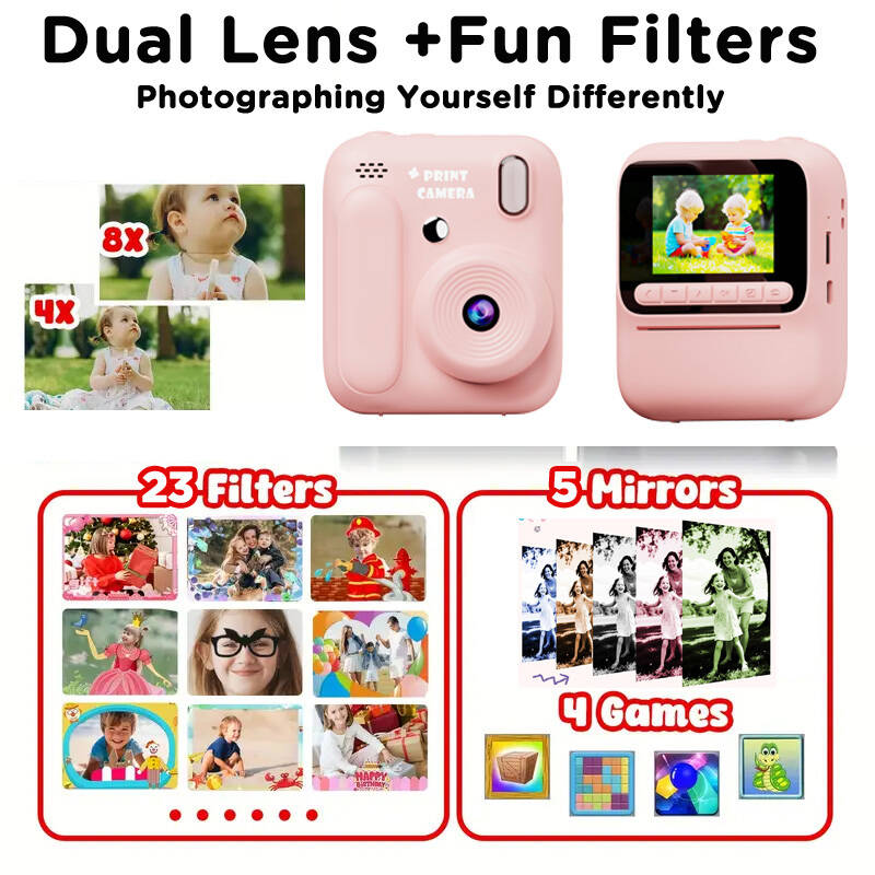 Caméra d'impression couleur in - Kids Educational Videos avis et prix