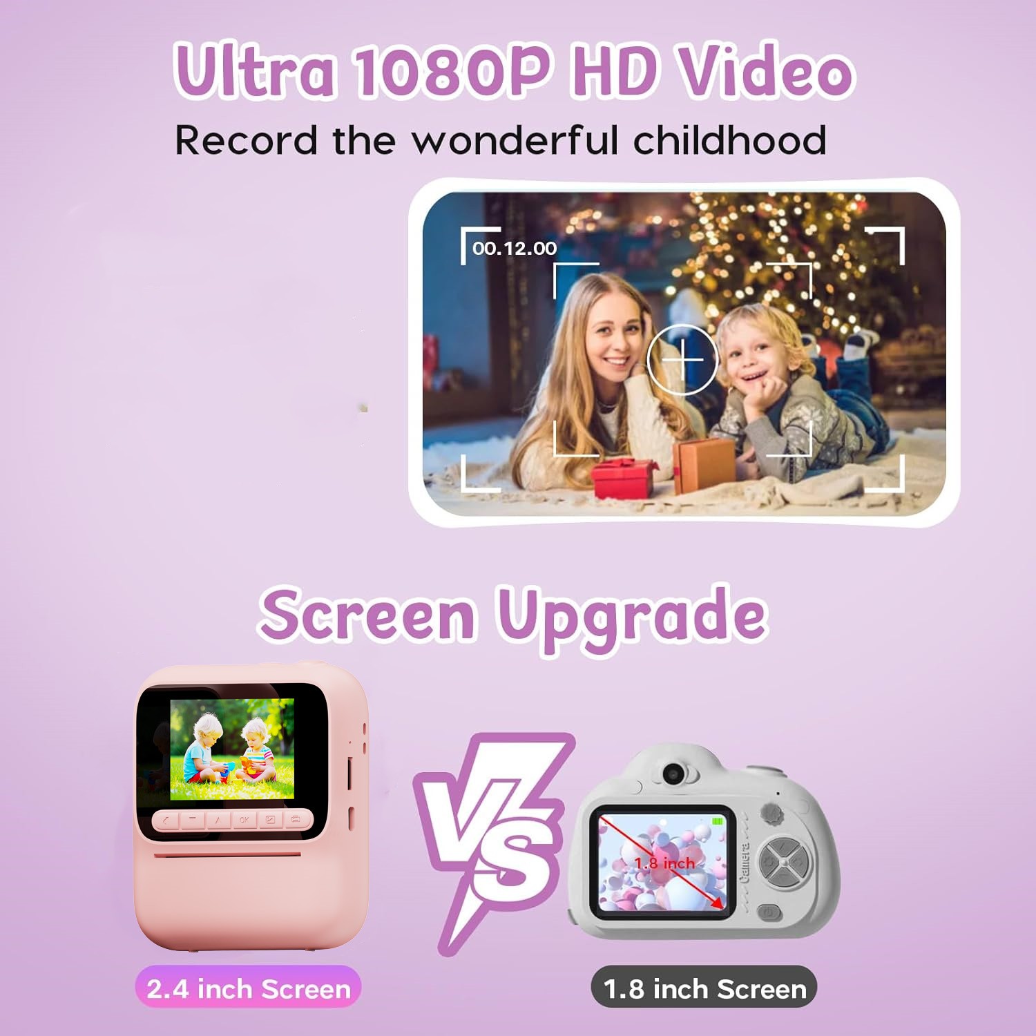 Caméra d'impression couleur in - Kids Educational Videos avis et prix