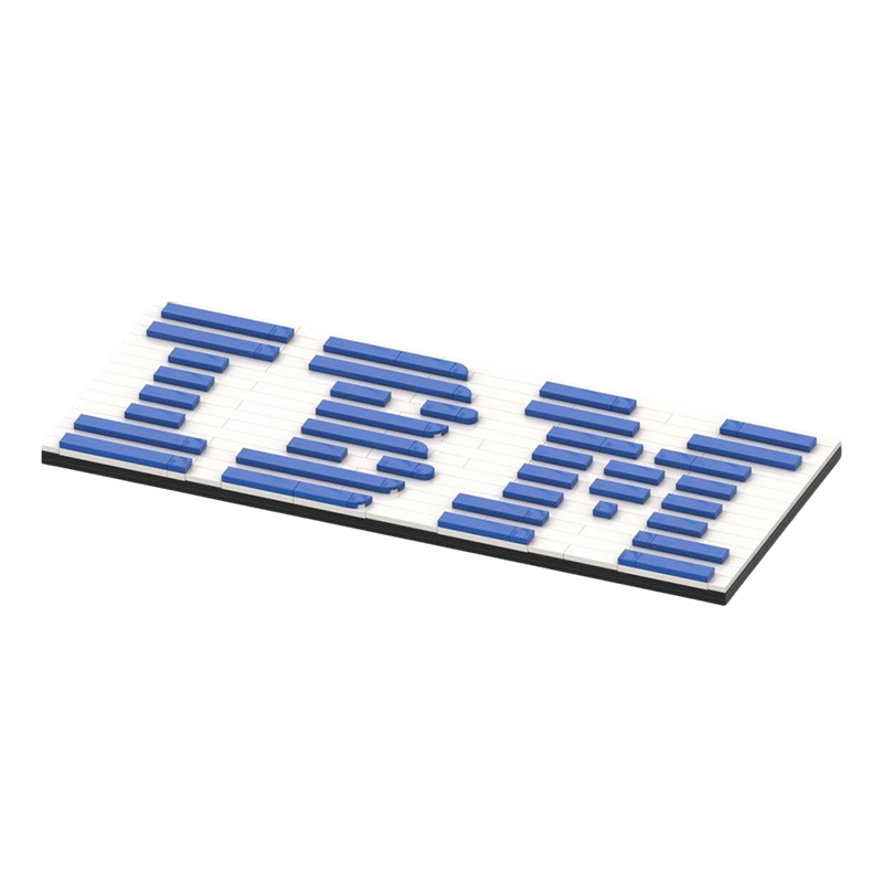 206 pièces MOC Logo IBM Modèle - Kids Education Logo avis et prix