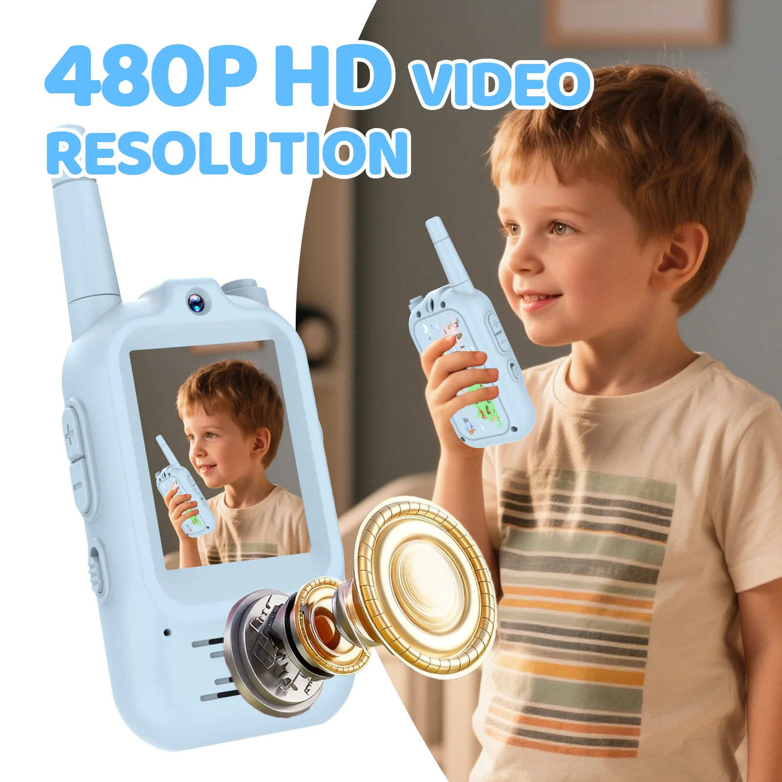 Talkie-walkie vidéo rechargeab - Kids Educational Videos avis et prix