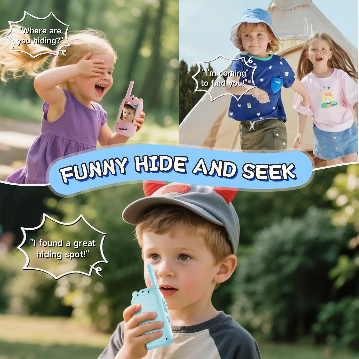 Talkies-walkies vidéo pour enf - Kids Educational Videos avis et prix