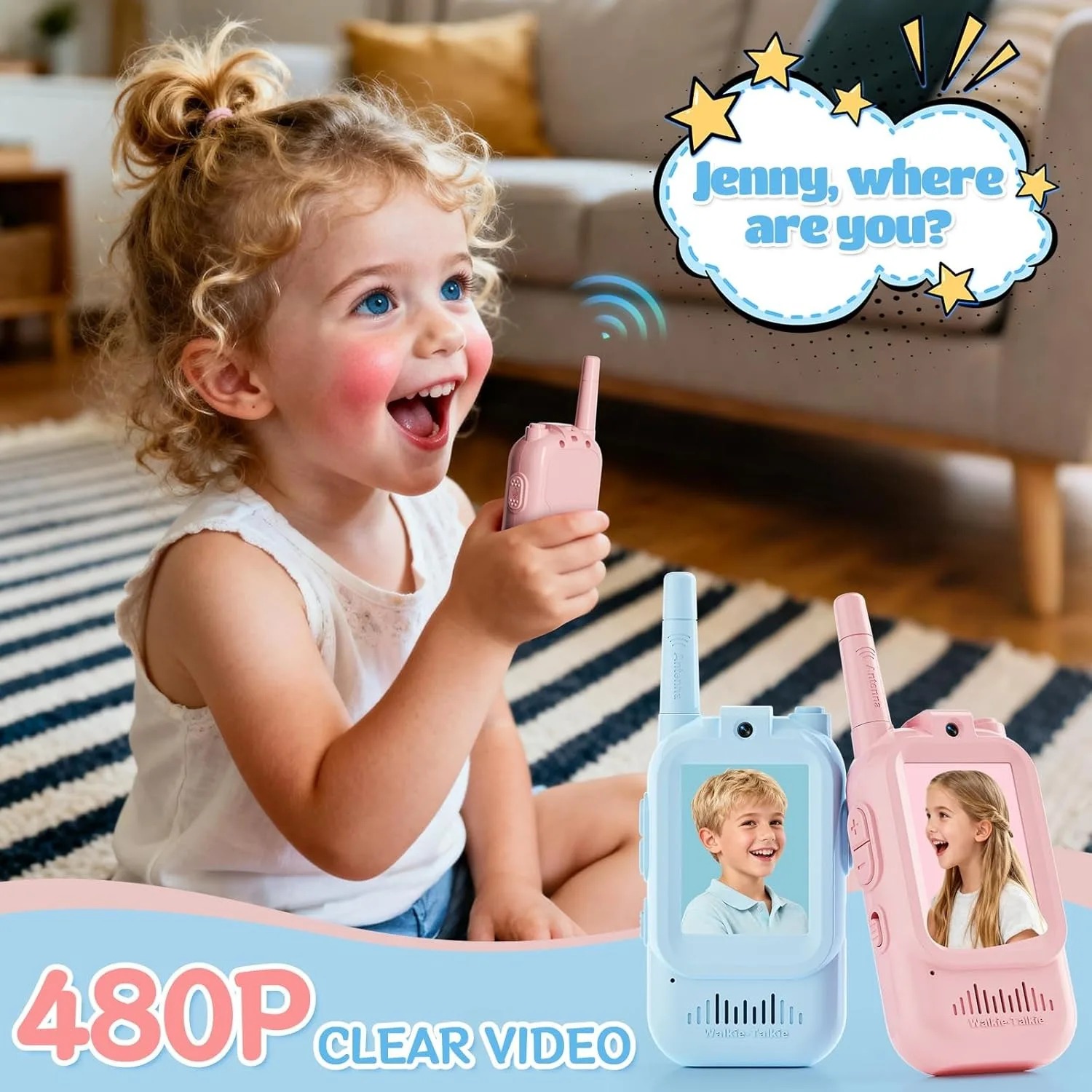 Talkies-walkies vidéo pour enf - Kids Educational Videos avis et prix