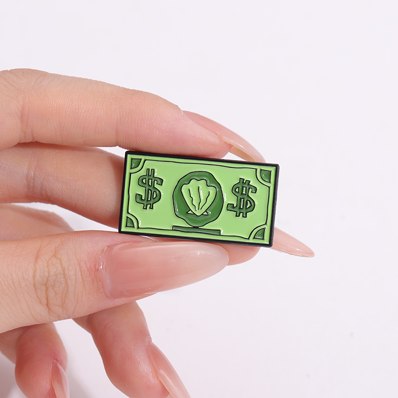 Broche en émail avec symbole v - Kids Education Money avis et prix
