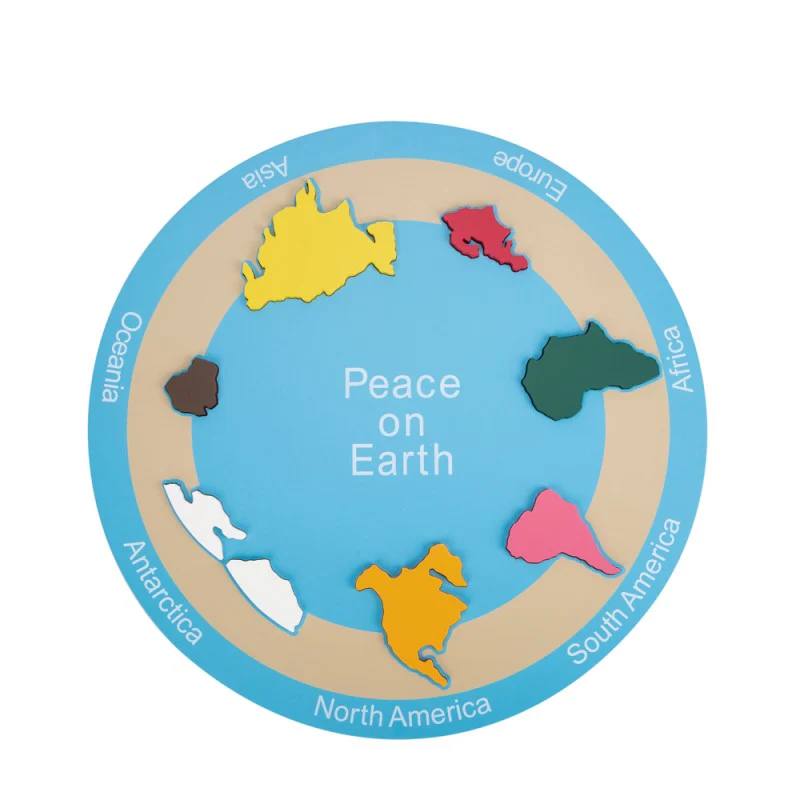 ADENA Montessori 7 plaque cont - Puzzle Map World avis et prix