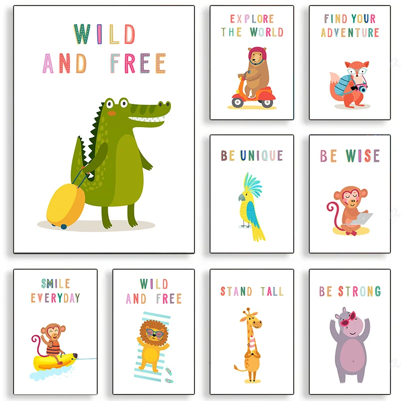 Affiche murale en toile imprim - Kids Education Picture avis et prix